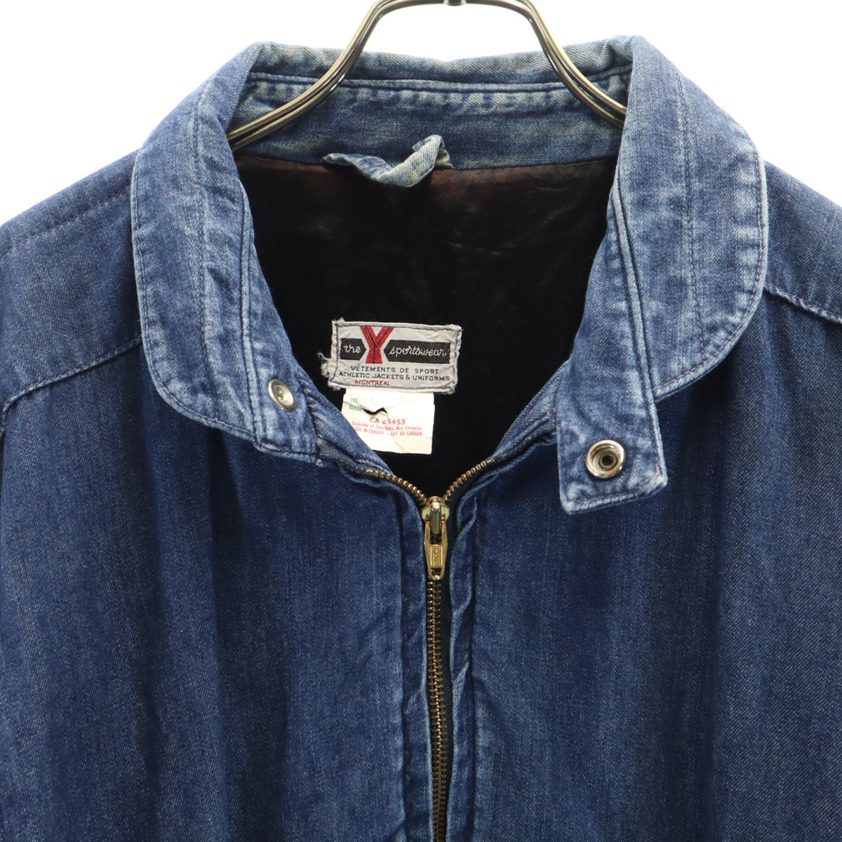 THE Y SPORTS WEAR 80s 90s オールド デニムジャケット L メンズ