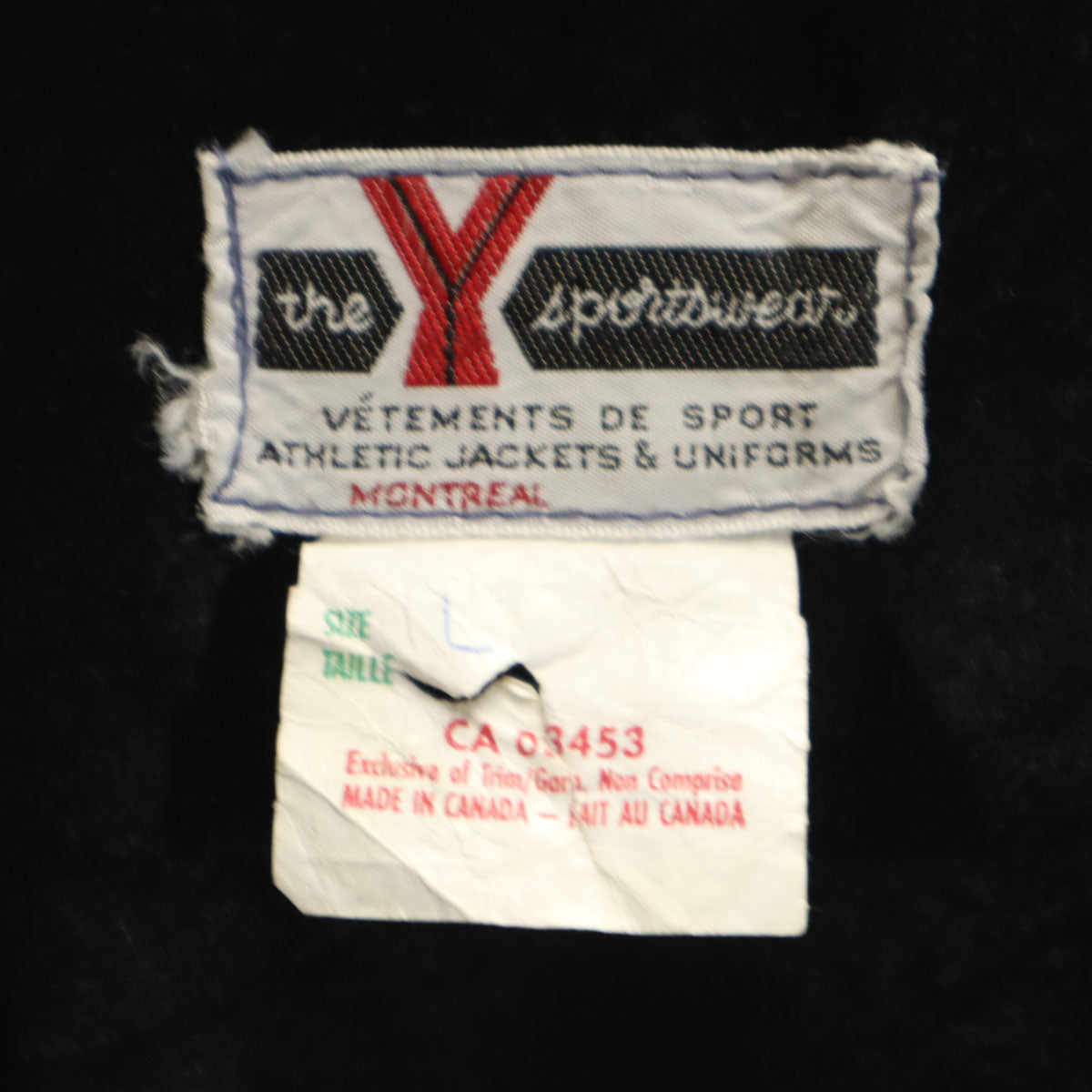 THE Y SPORTS WEAR 80s 90s オールド デニムジャケット L メンズ