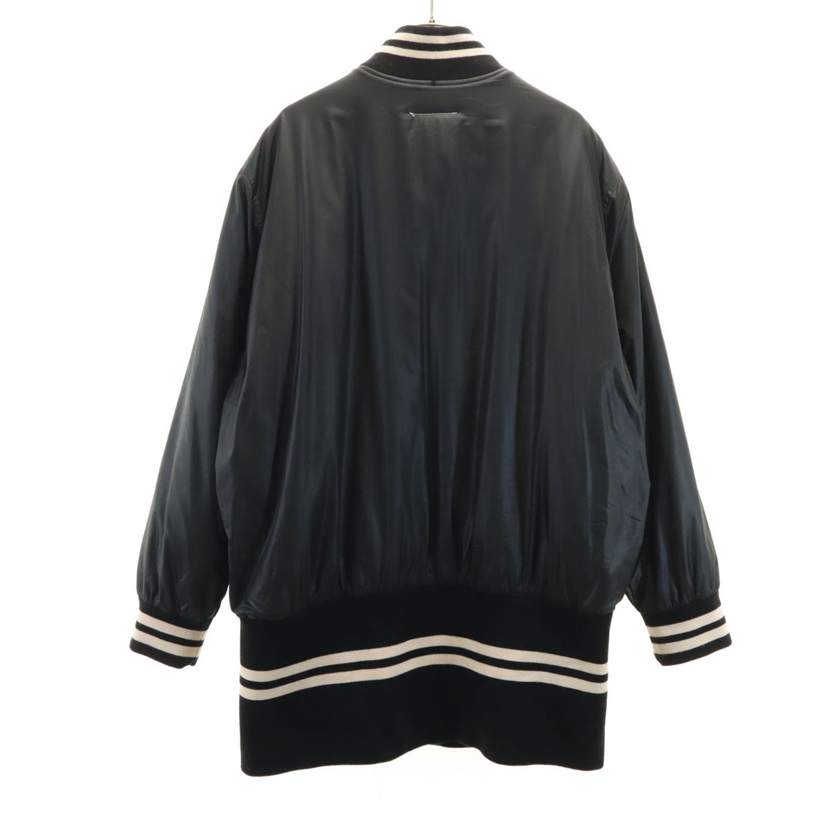 美品 MM6 エムエムシックス イタリア製 リバーシブル スタジャン 42 ブラック Martin Margiela 中綿入り レディース