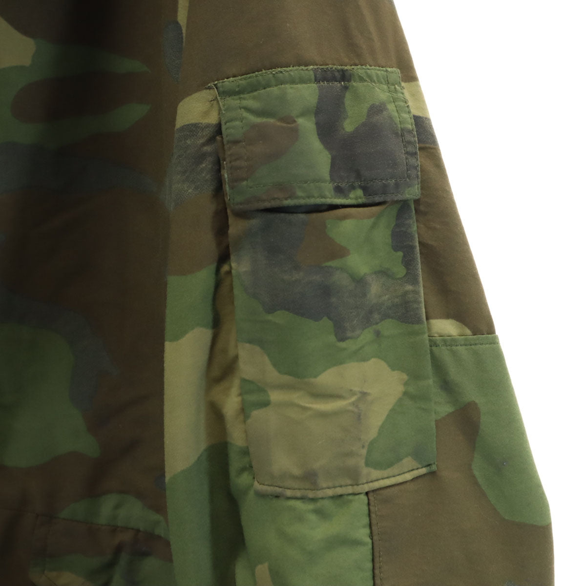 US ARMY アメリカ軍 90s 米軍 オールド ECWCS ゴアテックス カモフラ柄 ミリタリージャケット L カーキ 迷彩 メンズ