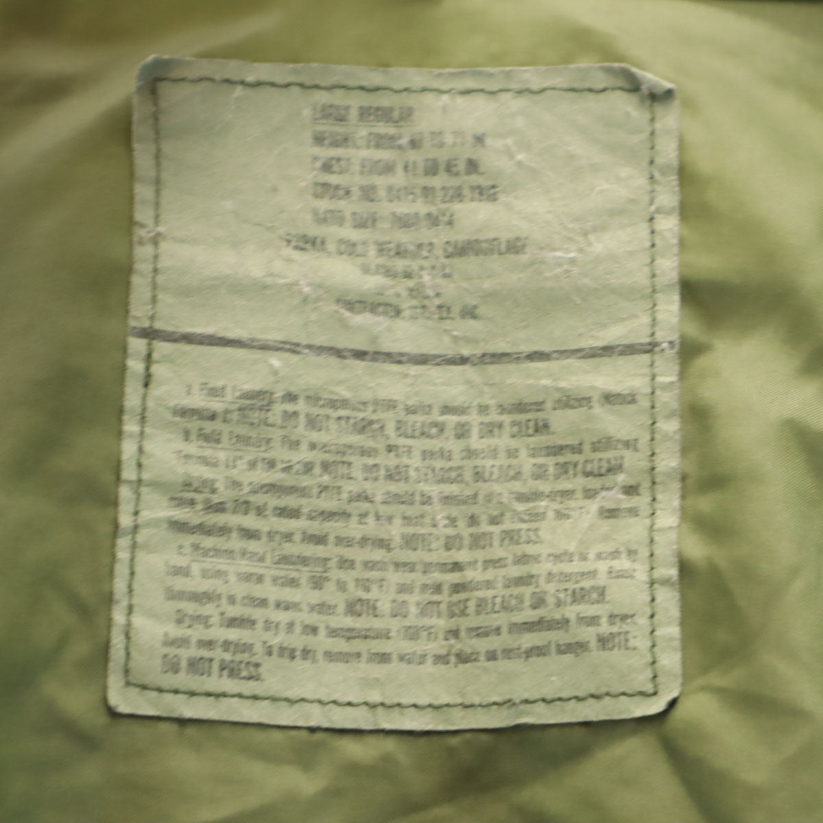 US ARMY アメリカ軍 90s 米軍 オールド ECWCS ゴアテックス カモフラ柄 ミリタリージャケット L カーキ 迷彩 メンズ