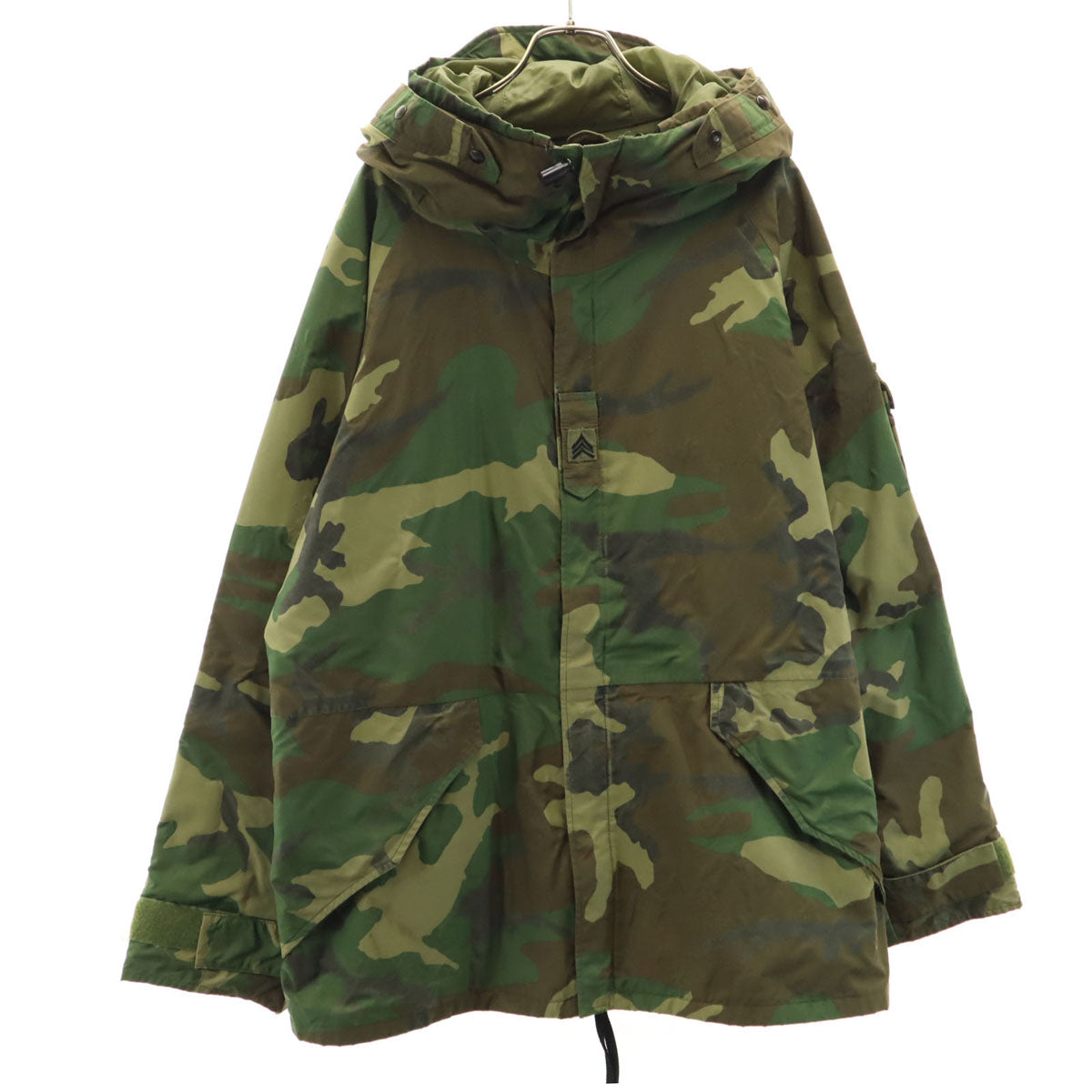 US ARMY アメリカ軍 90s 米軍 オールド ECWCS ゴアテックス カモフラ柄 ミリタリージャケット L カーキ 迷彩 メンズ