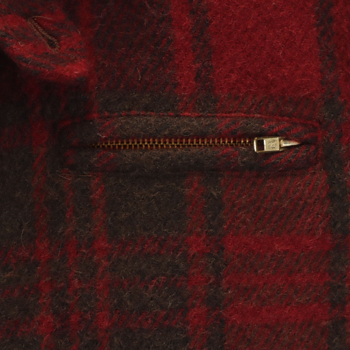 Polo by Ralph Lauren ポロバイラルフローレン 90s オールド チェック柄 ウールジャケット M 赤系 メンズ