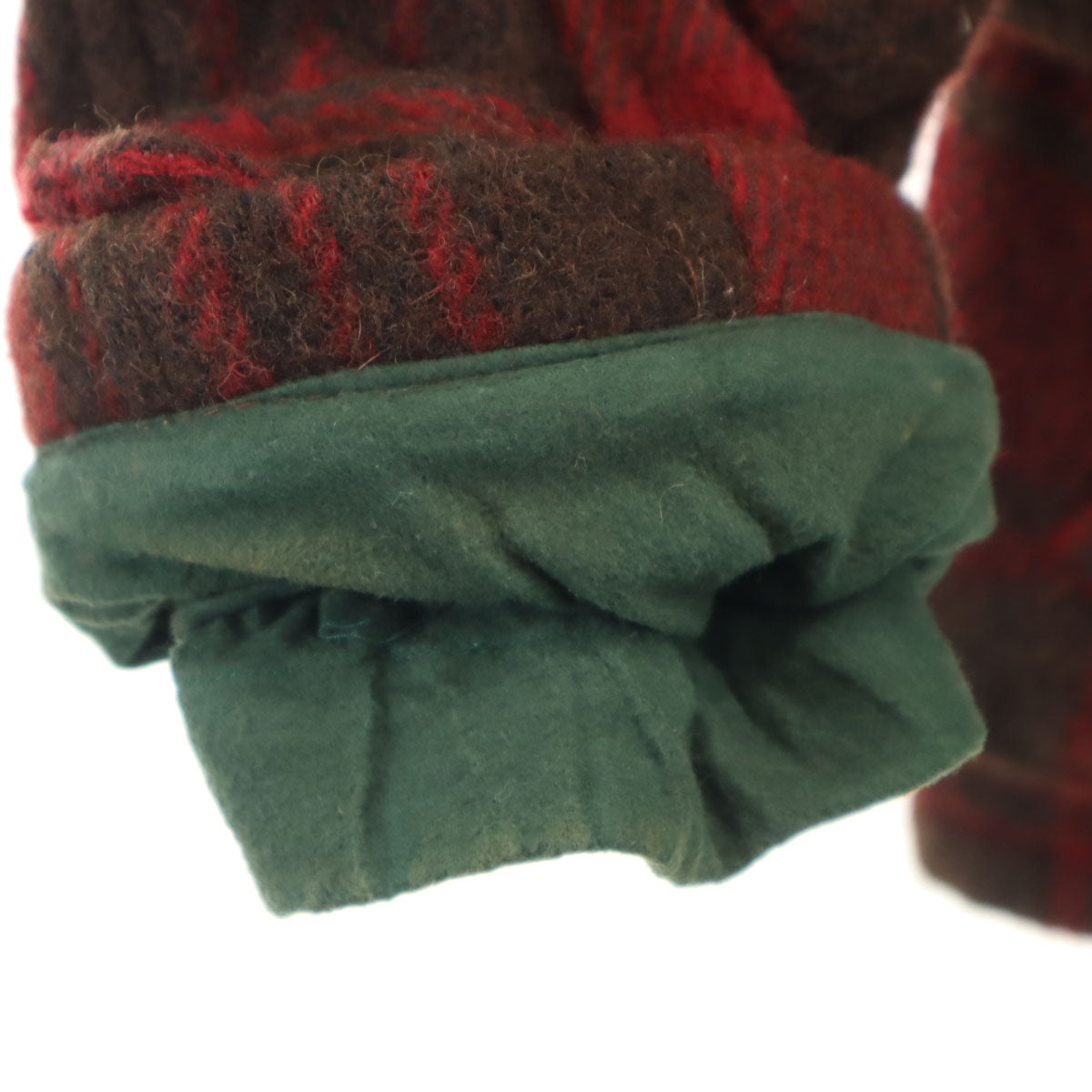 Polo by Ralph Lauren ポロバイラルフローレン 90s オールド チェック柄 ウールジャケット M 赤系 メンズ