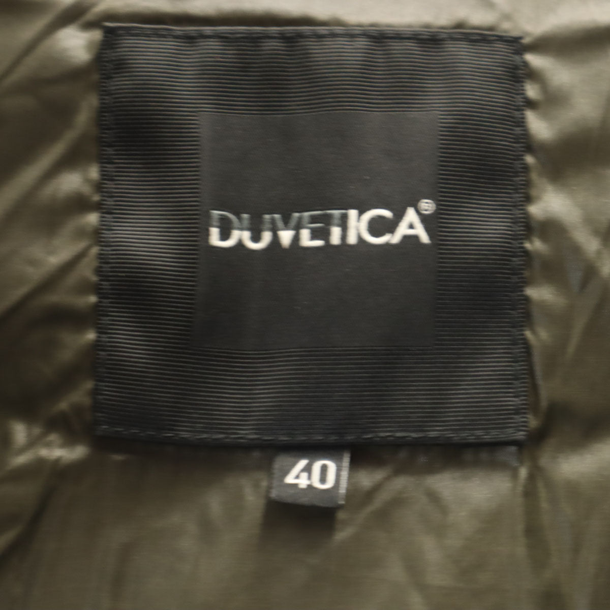 DUVETICA デュベティカ ダウンコート 40 カーキ レディース