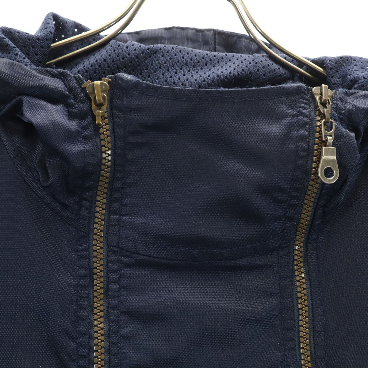 TOMMY HILFIGER トミーヒルフィガー 90s オールド フラッグタグ ナイロンジャケット XL ネイビー 裏メッシュ メンズ