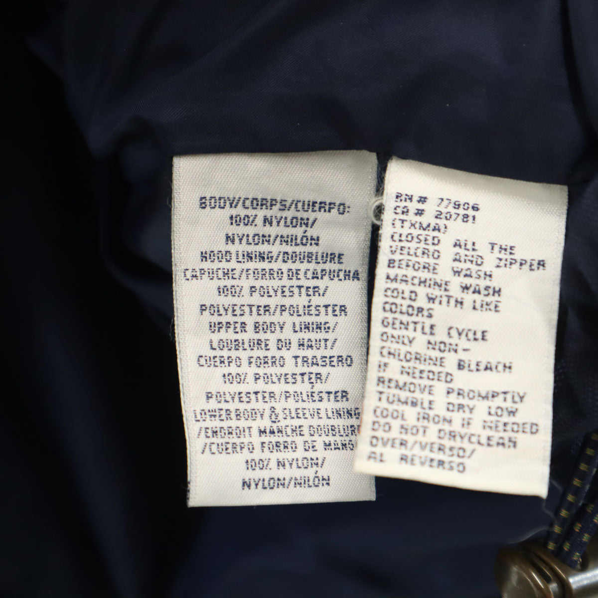 TOMMY HILFIGER トミーヒルフィガー 90s オールド フラッグタグ ナイロンジャケット XL ネイビー 裏メッシュ メンズ