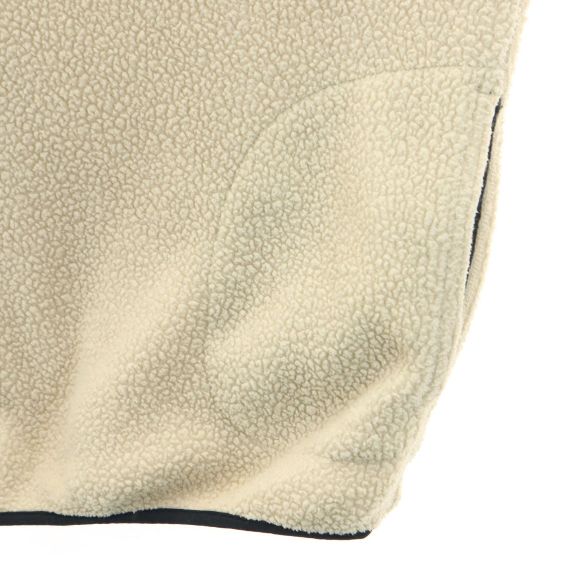 NAUTICA ノーティカ 90s USA製 オールド ハーフジップ ボアジャケット XXL ベージュ プルオーバー ビッグサイズ メンズ