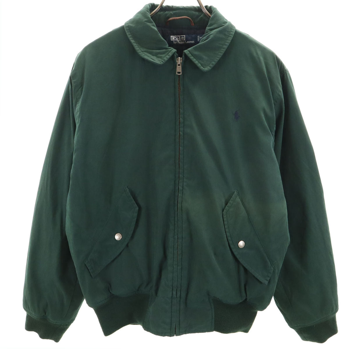 Polo by Ralph Lauren ポロバイラルフローレン 90s オールド 中綿ジャケット M 深緑 メンズ