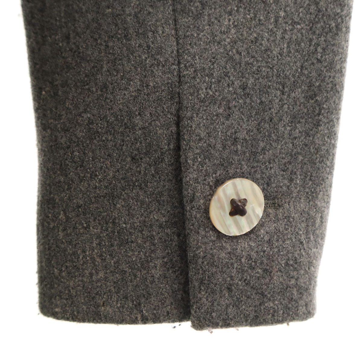 FENDI フェンディ 90s イタリア製 オールド ウールジャケット 42 グレー レディース