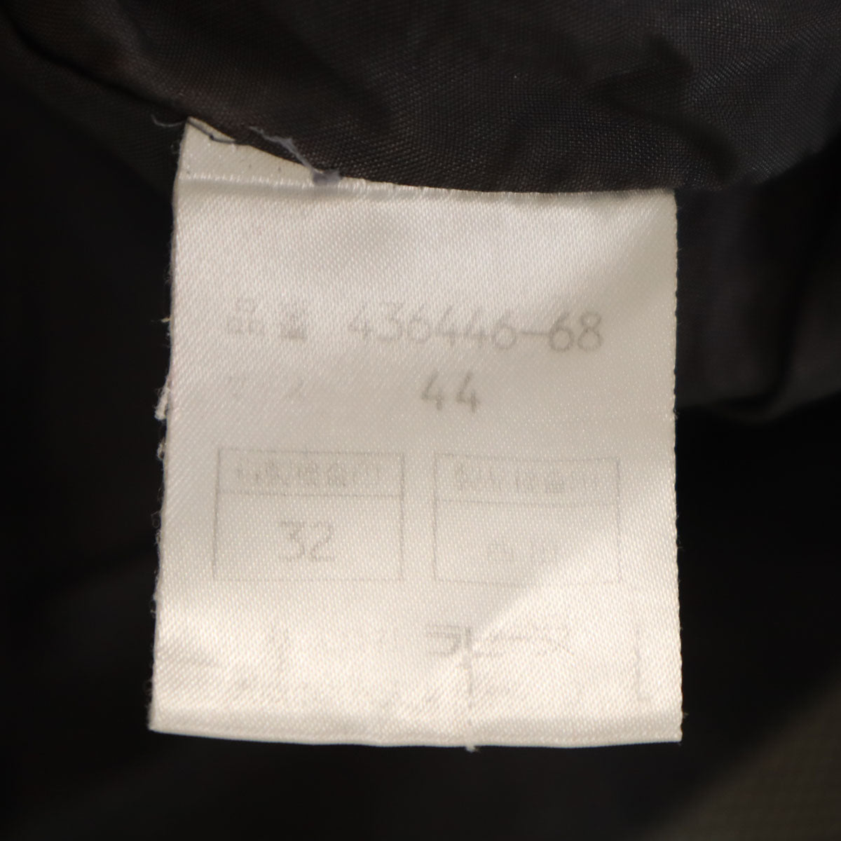 GLAMOUR by GIVENCHY グラマーバイジバンシー 90s 日本製 オールド バーズアイ柄 テーラードジャケット 44 グレージュ レディース