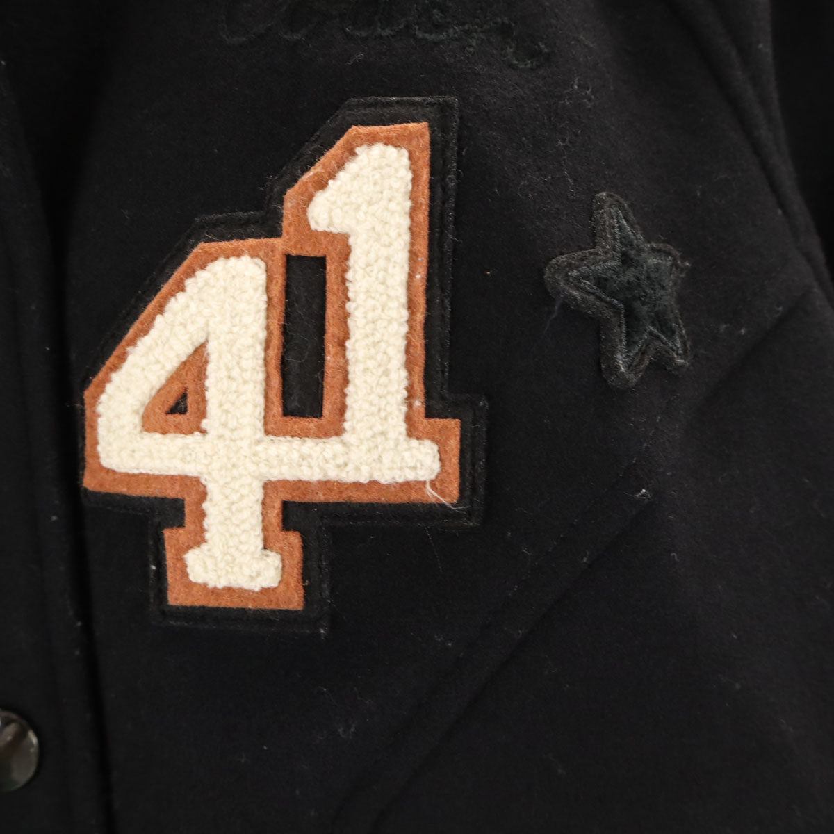 COACH コーチ スタジャン XS ブラック F34122 バーシティジャケット 中綿 レディース