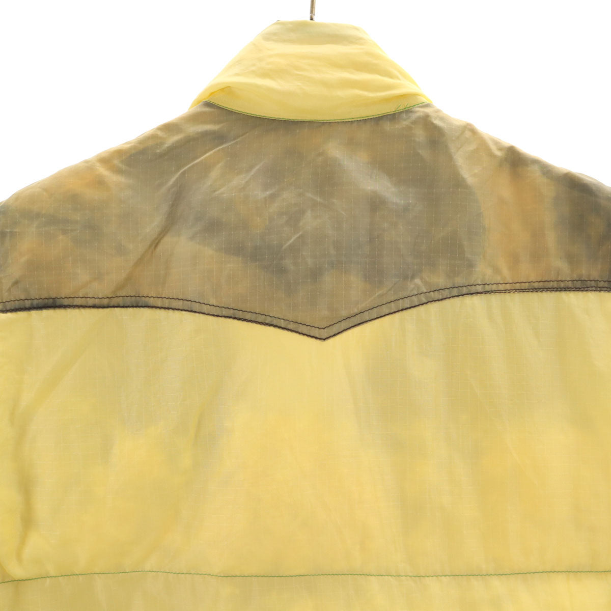 Crescent Down Works クレセントダウンワークス USA製 ダウンベスト S イエロー系 メンズ