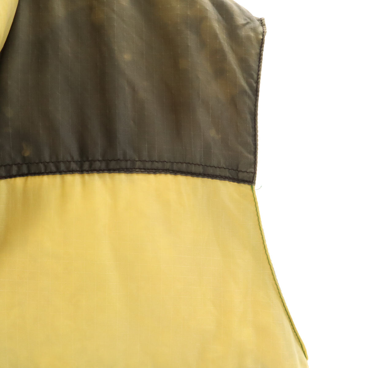 Crescent Down Works クレセントダウンワークス USA製 ダウンベスト S イエロー系 メンズ