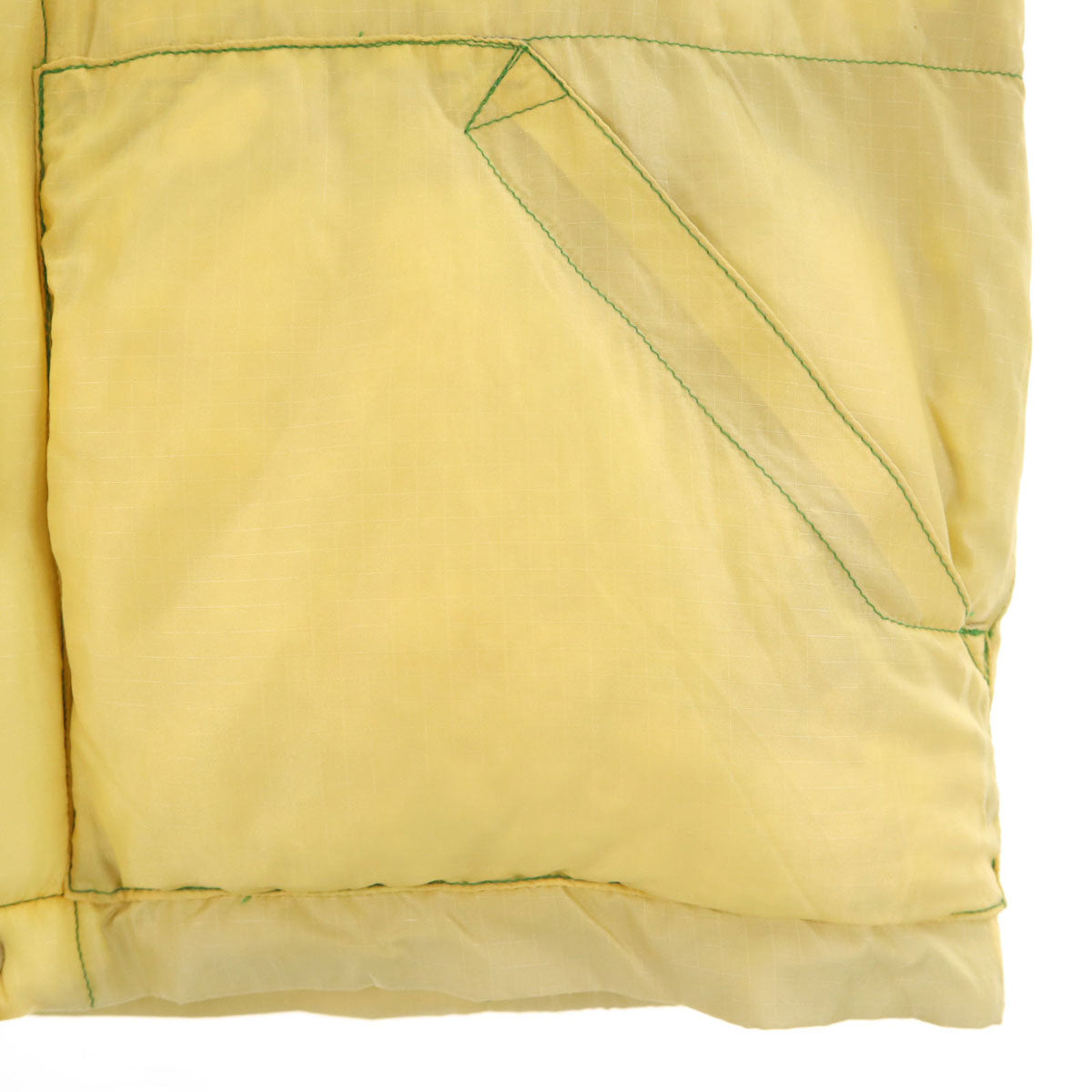 Crescent Down Works クレセントダウンワークス USA製 ダウンベスト S イエロー系 メンズ