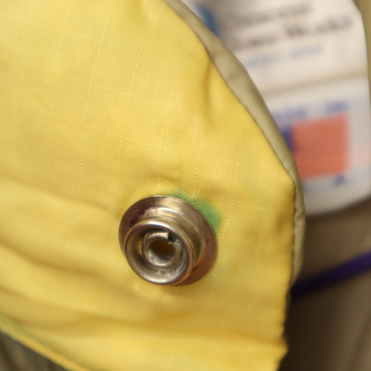 Crescent Down Works クレセントダウンワークス USA製 ダウンベスト S イエロー系 メンズ