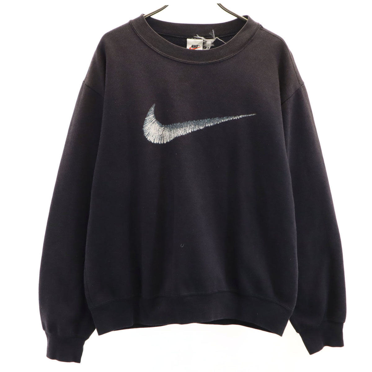 NIKE ナイキ 90s 00s 白タグ オールド 長袖 トレーナー チャコール スウェット レディース