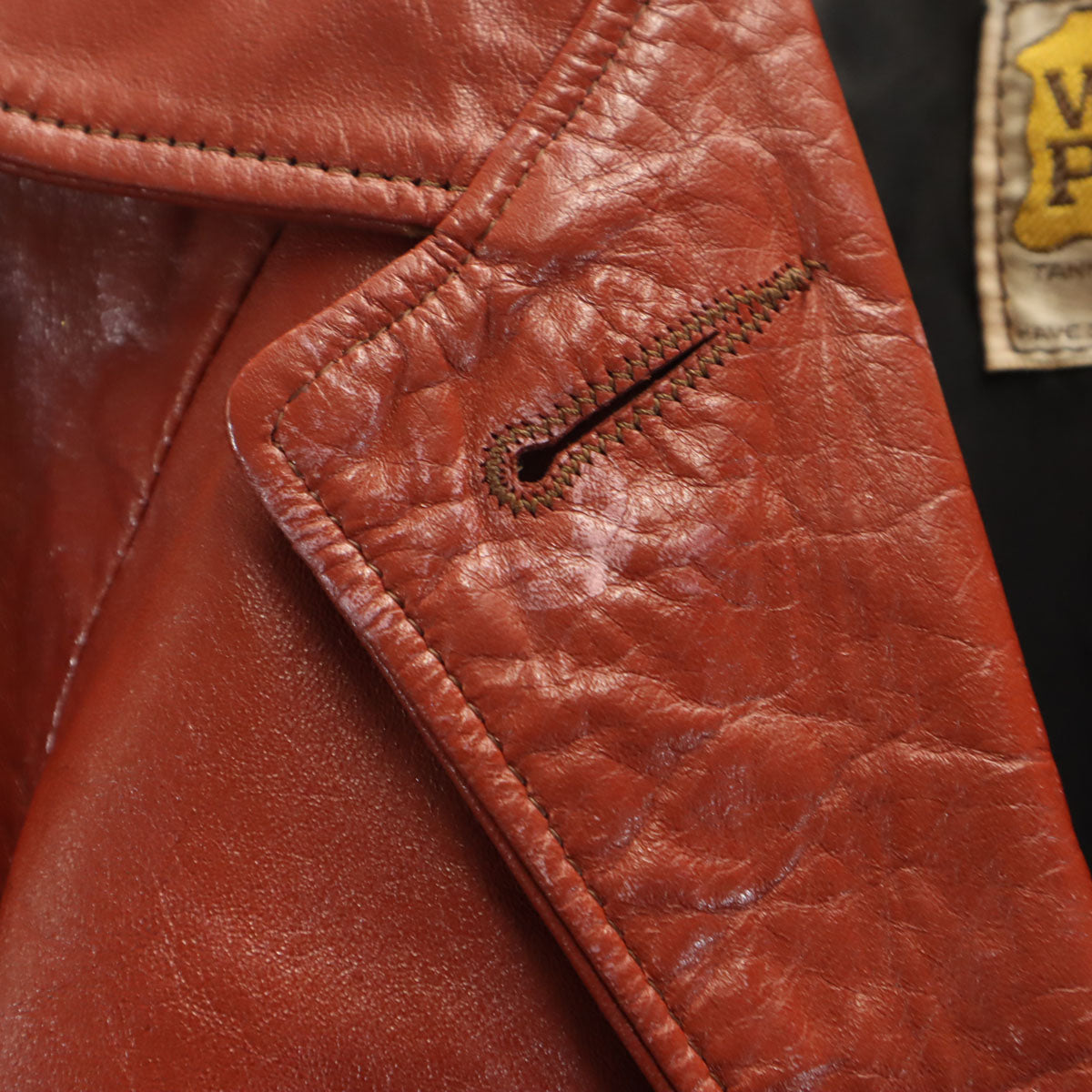 W.B PLACE&CO ダブリュービープレイスアンドコー 70s 80s USA製 ヴィンテージ ジャケット 32 ブラウン系 レディース