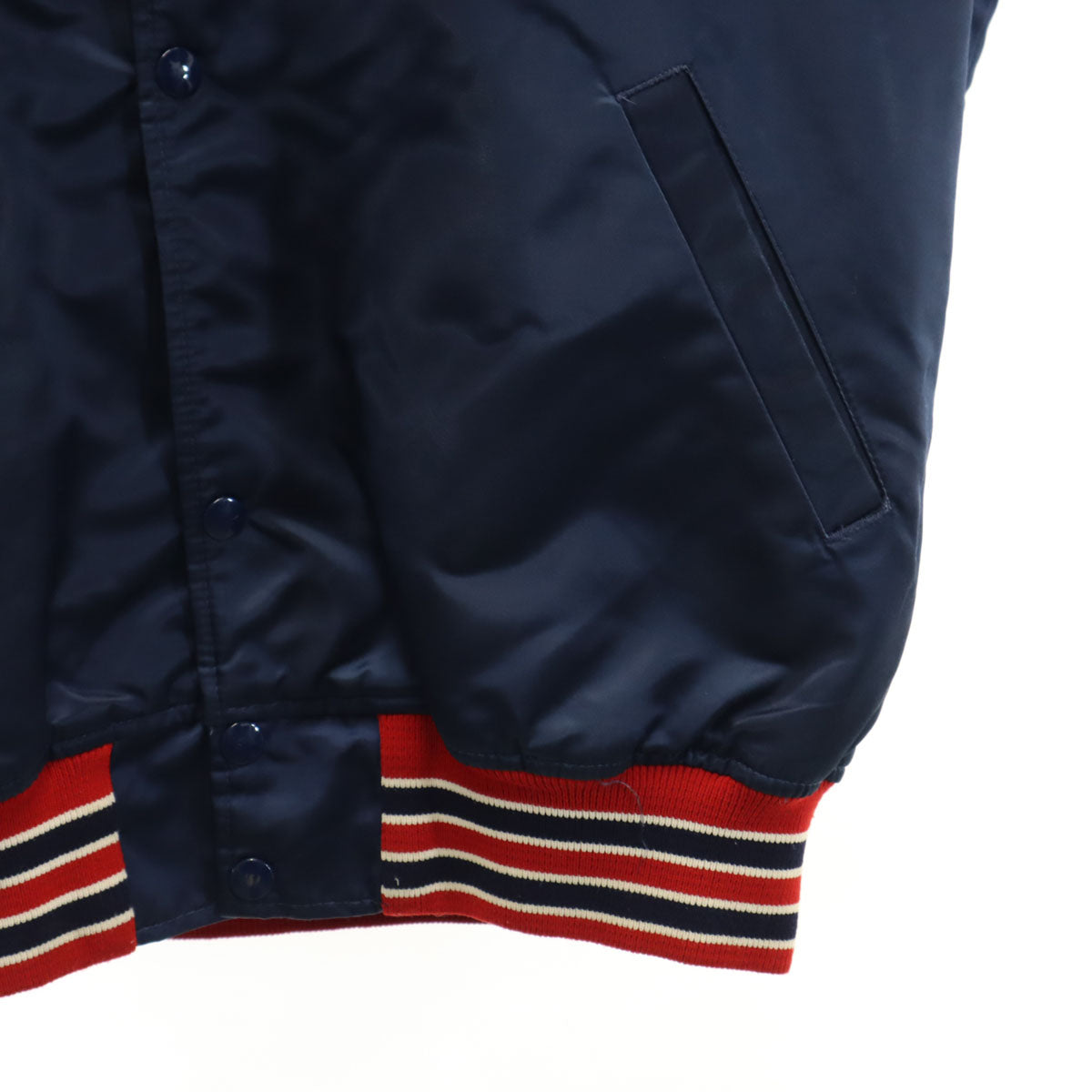 STARTER スターター 80s 90s USA製 オールド スタジャン L ネイビー MLB メンズ