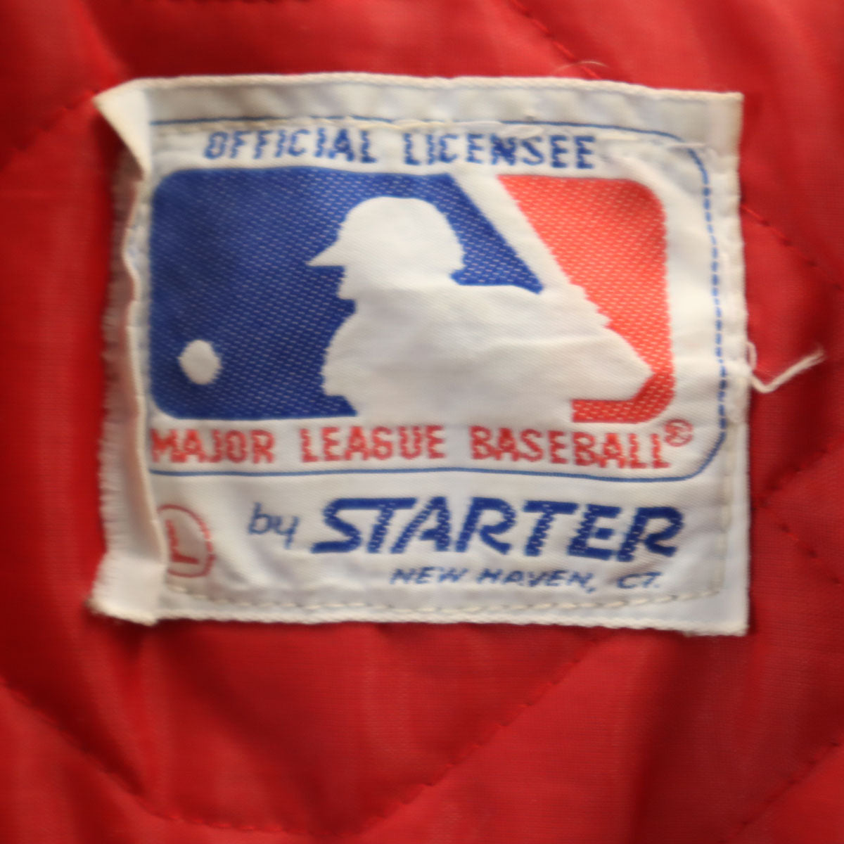 STARTER スターター 80s 90s USA製 オールド スタジャン L ネイビー MLB メンズ