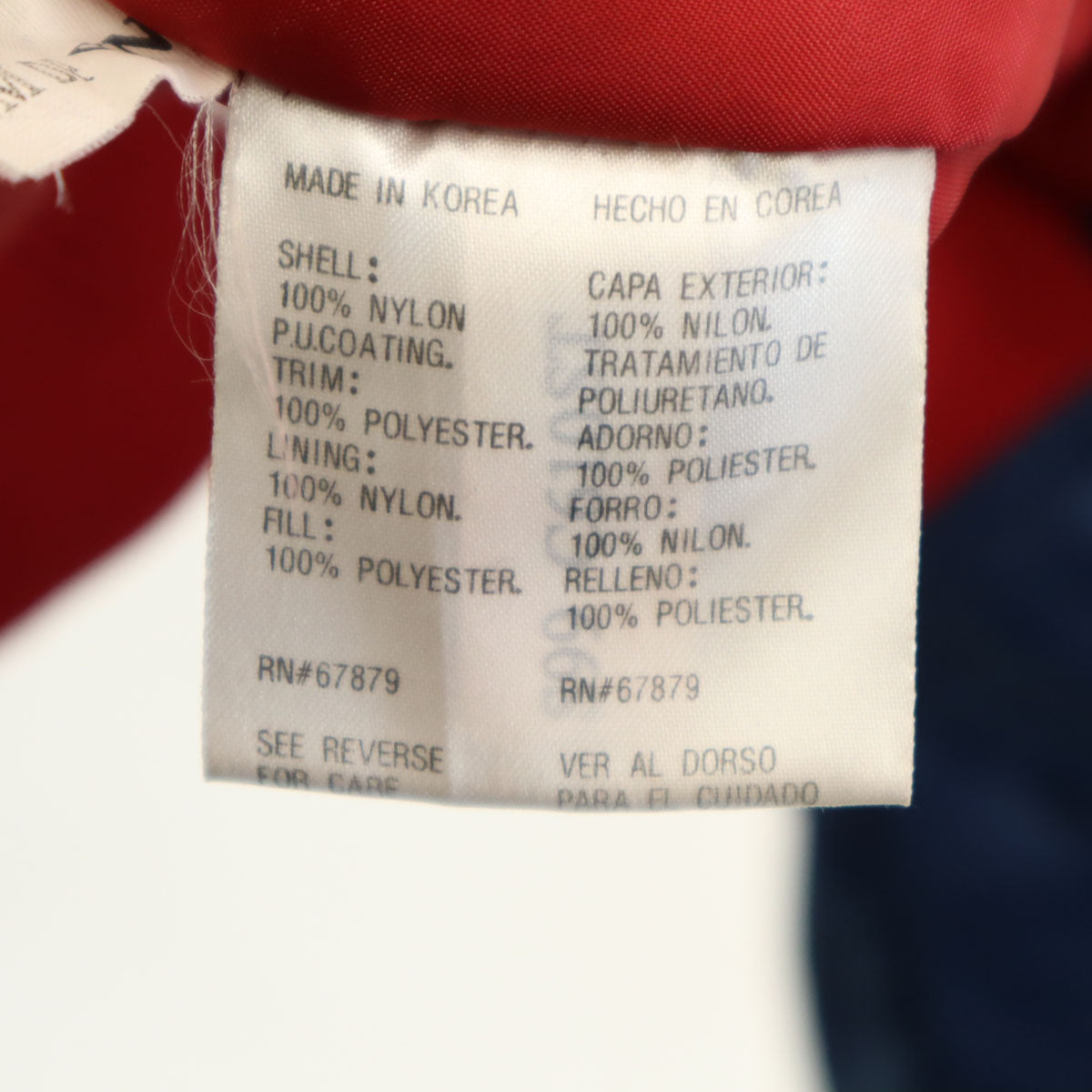 美品 Authentic by STARTER オーセンティックバイスターター スタジャン XL ネイビー メンズ