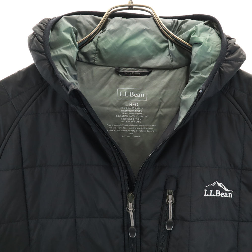 L.L.Bean エルエルビーン プリマロフト キルティング 中綿ジャケット L ブラック アウトドア メンズ