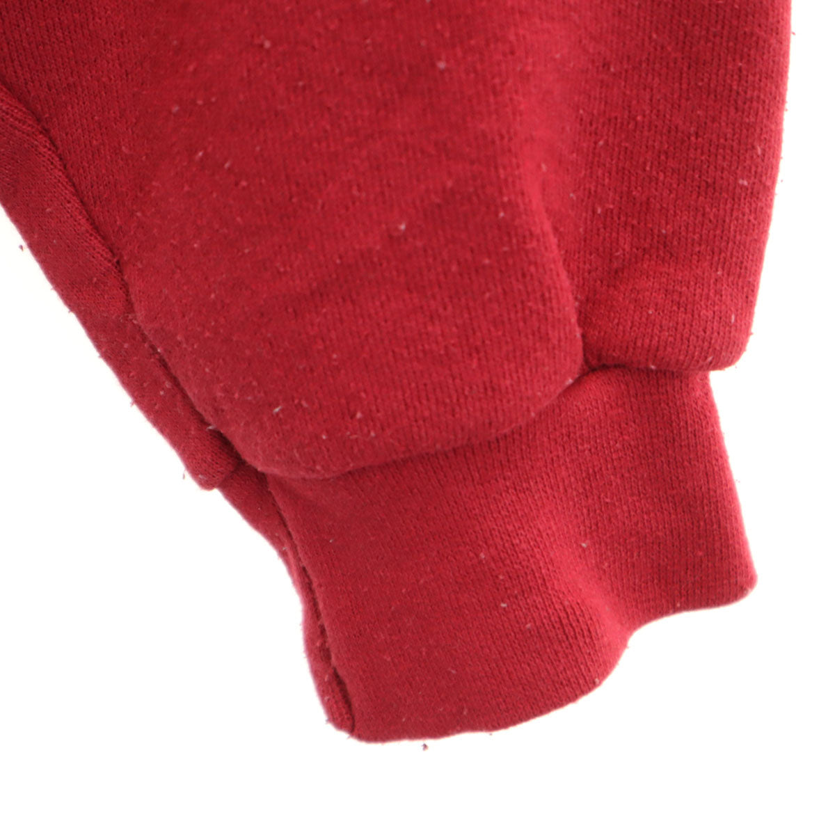 ANDHURST 90s USA製 オールド 長袖 スウェット トレーナー XL レッド 無地 メンズ