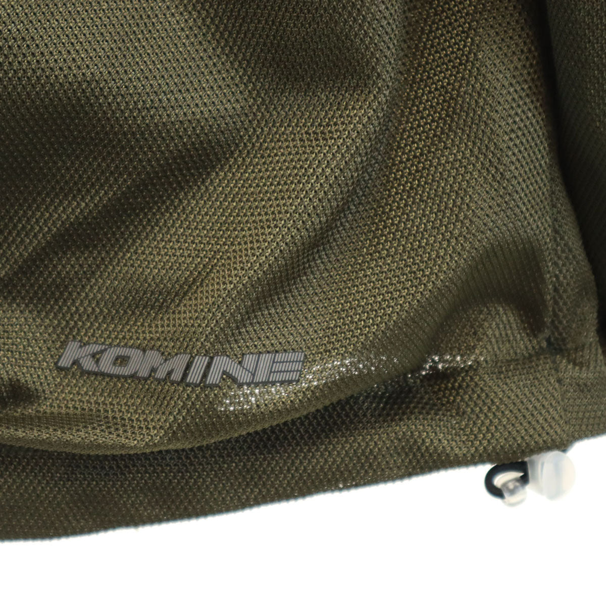 KOMINE コミネ バイク メッシュ ジャケット M オリーブ系 プロテクト CE規格 メンズ