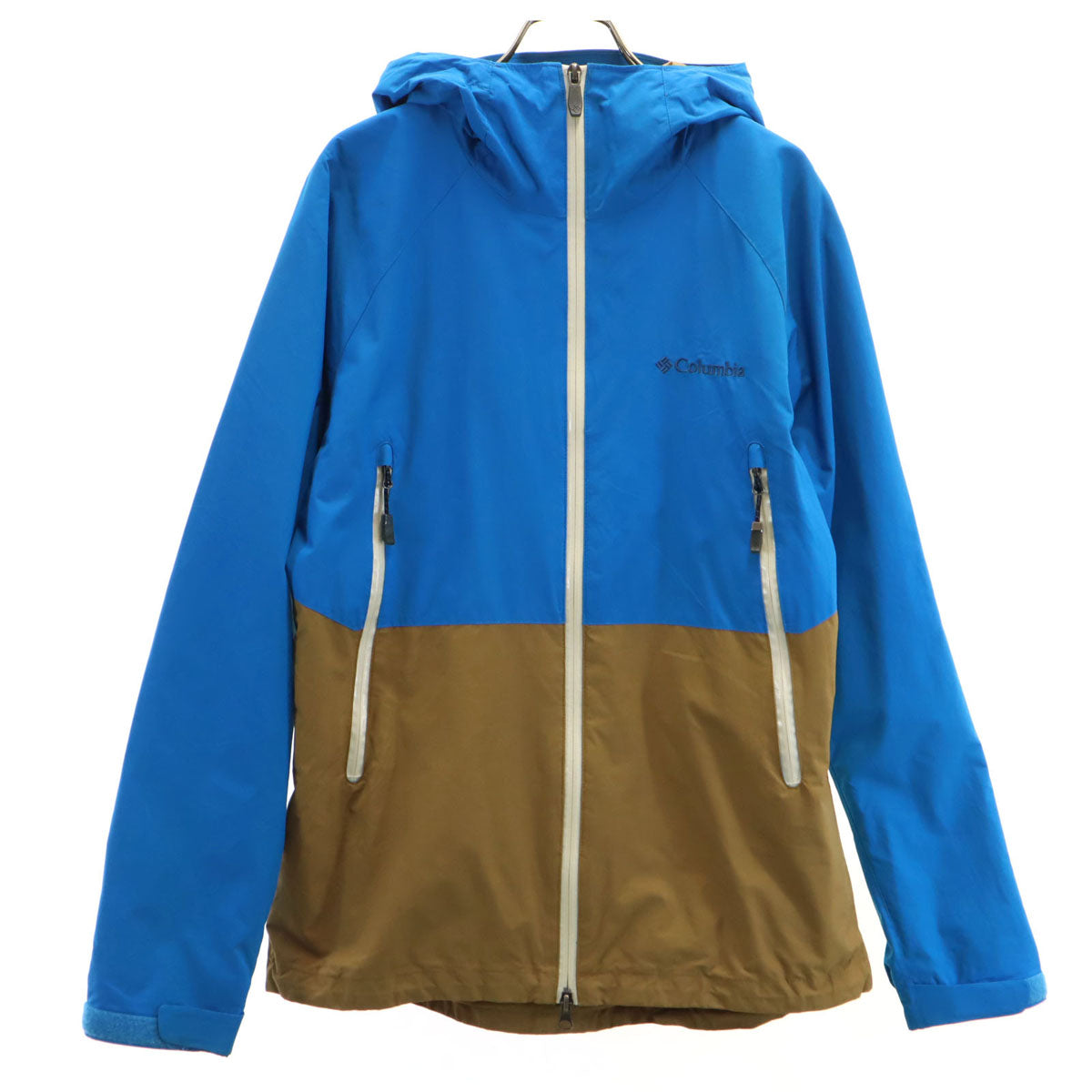 Columbia コロンビア デクルーズ サミット ジャケット M 水色 アウトドア OMNI-HEAT メンズ