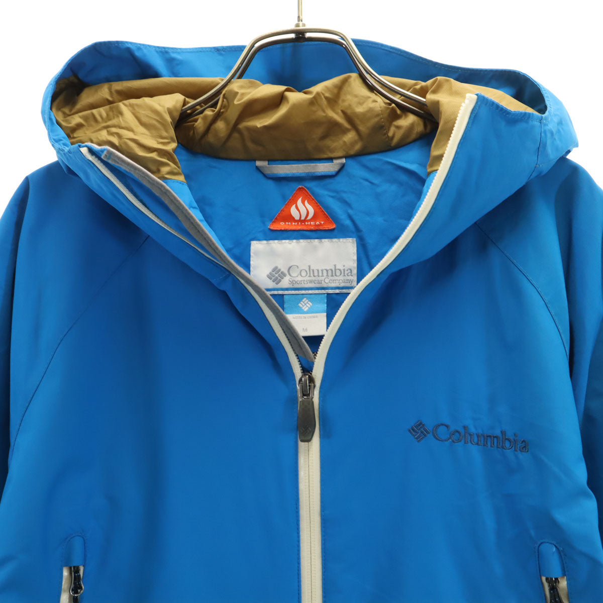 Columbia コロンビア デクルーズ サミット ジャケット M 水色 アウトドア OMNI-HEAT メンズ