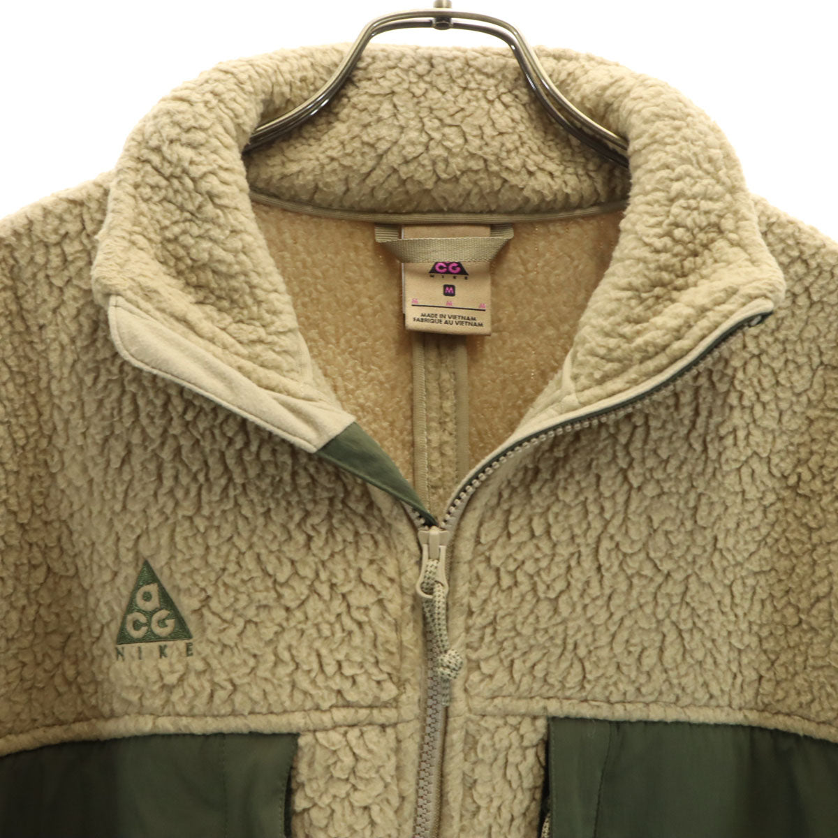 NIKE ACG ナイキエーシージー ボア フリースジャケット M ベージュ メンズ