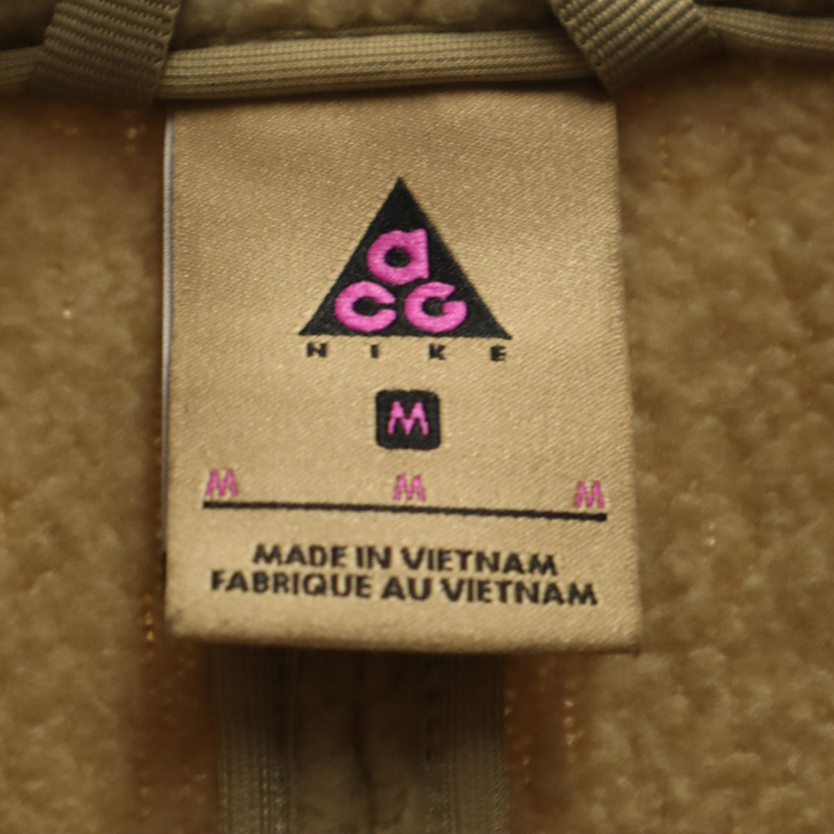 NIKE ACG ナイキエーシージー ボア フリースジャケット M ベージュ メンズ