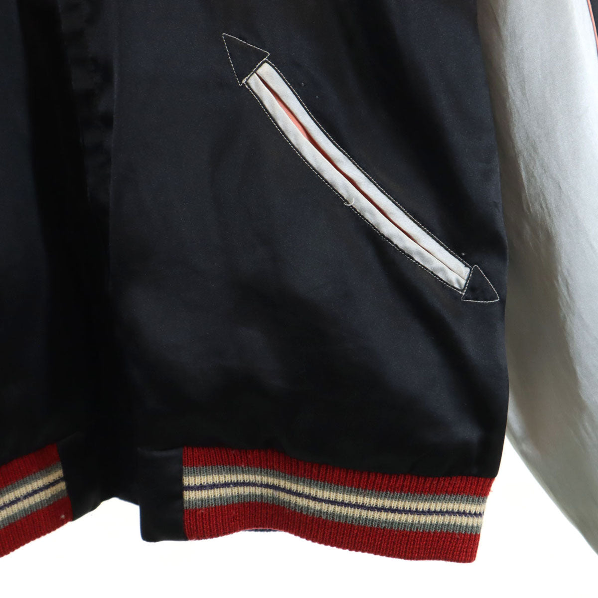 東洋TAILOR 東洋テイラー スカジャン M グリーン リバーシブル レディース