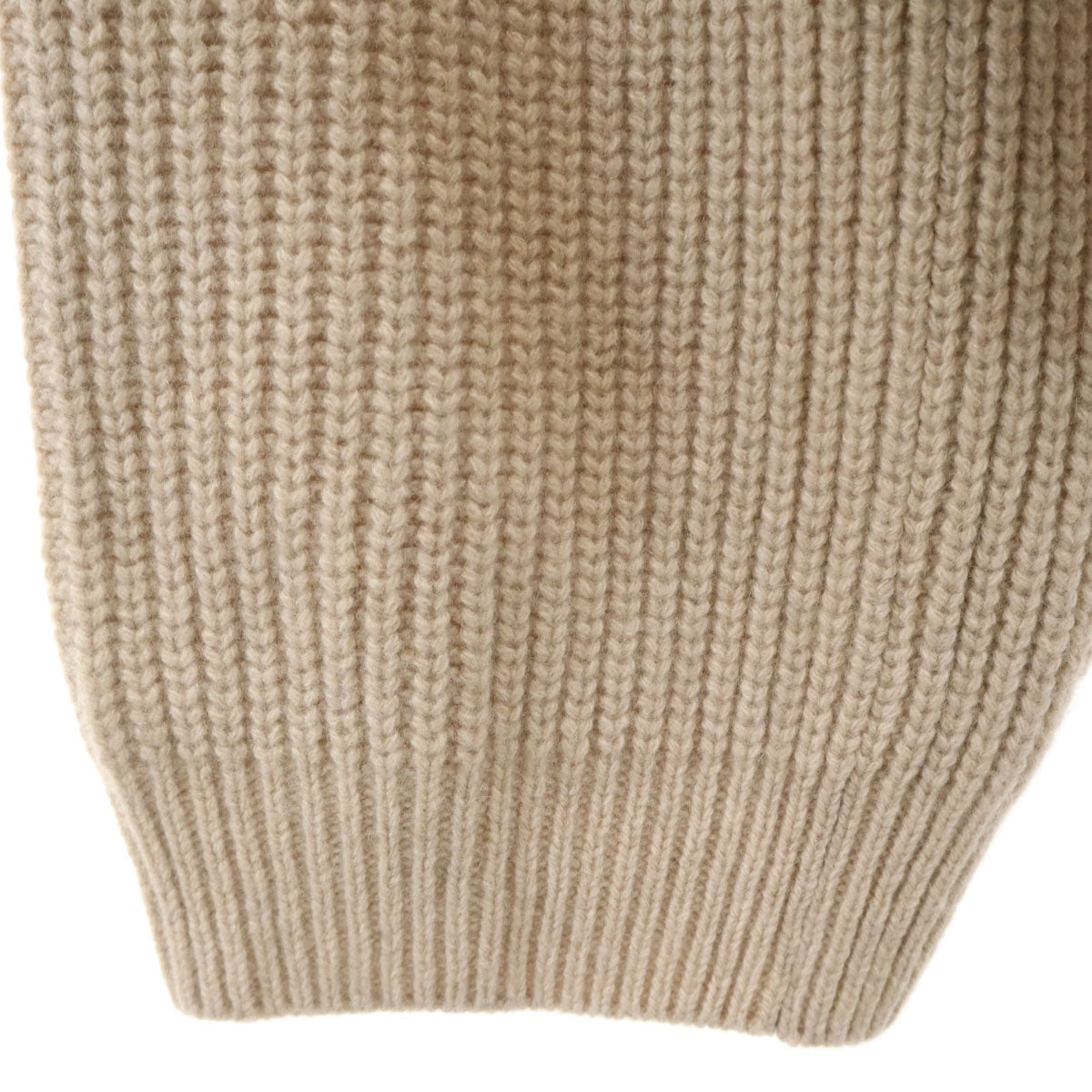 未使用 Stella McCartney ステラマッカートニー カシミヤブレンド 長袖 タートルネック セーター XS ベージュ ニット レディース