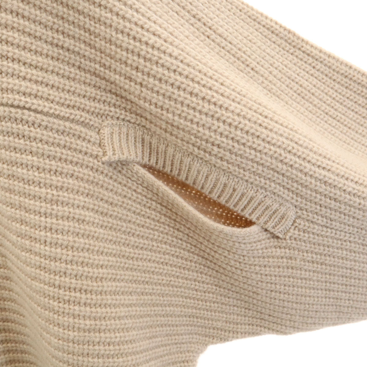 未使用 Stella McCartney ステラマッカートニー カシミヤブレンド 長袖 タートルネック セーター XS ベージュ ニット レディース