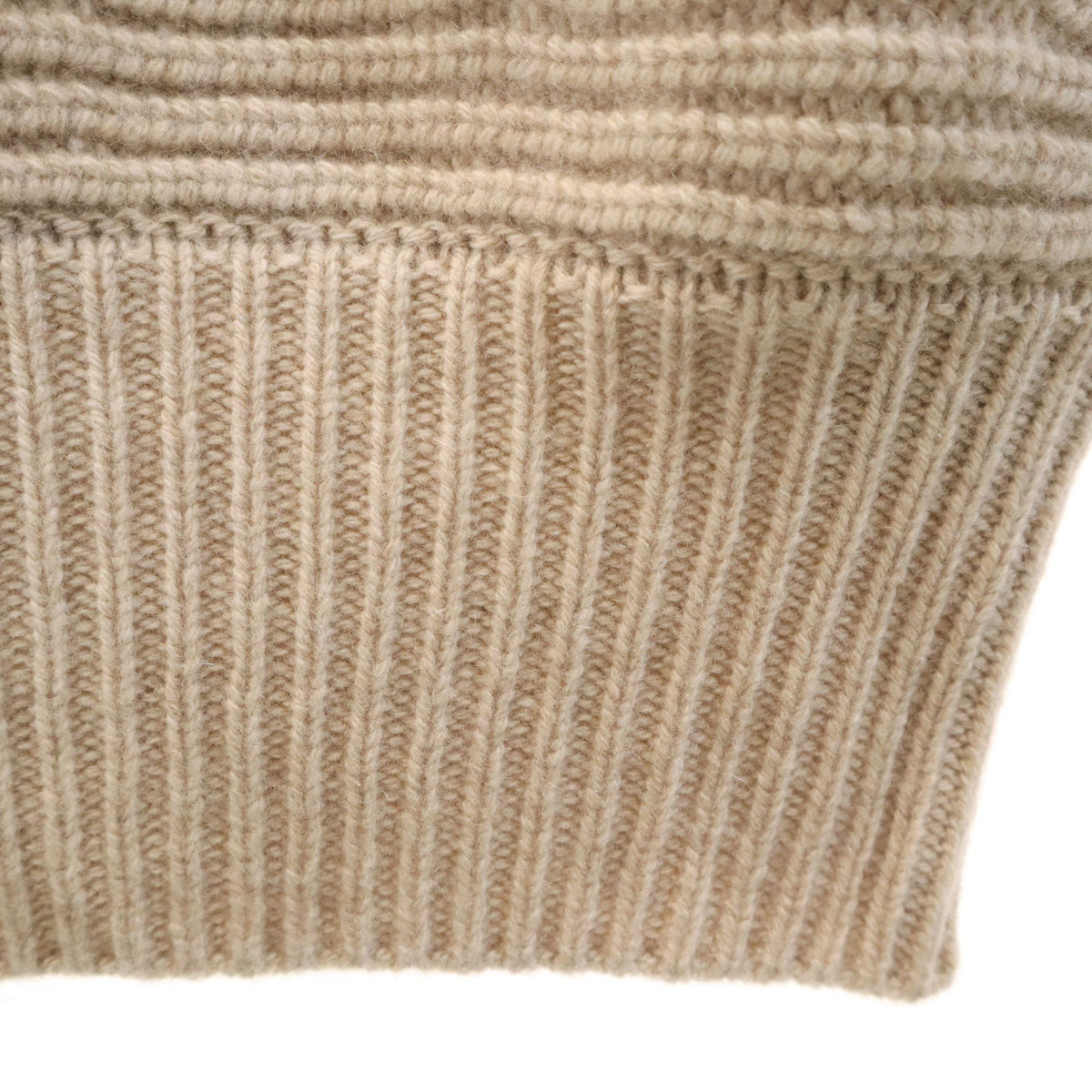 未使用 Stella McCartney ステラマッカートニー カシミヤブレンド 長袖 タートルネック セーター XS ベージュ ニット レディース