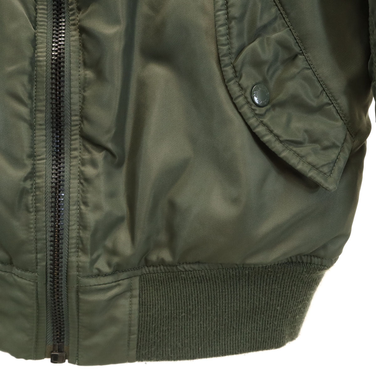 AVIREX アヴィレックス MOUSSY マウジー コラボ MA-1 フライトジャケット 2 オリーブ系 中綿 レディース