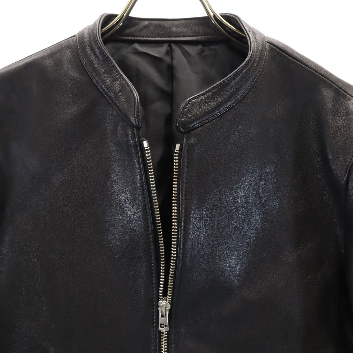 LIDNM リドム 日本製 レザージャケット M ブラック レディース