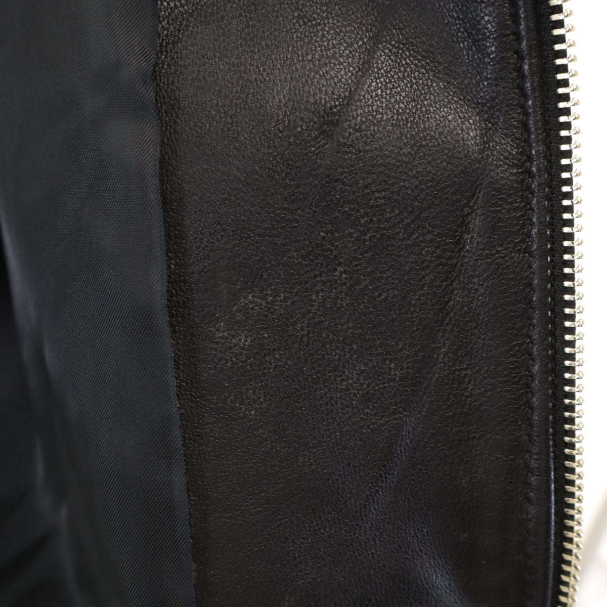 LIDNM リドム 日本製 レザージャケット M ブラック レディース