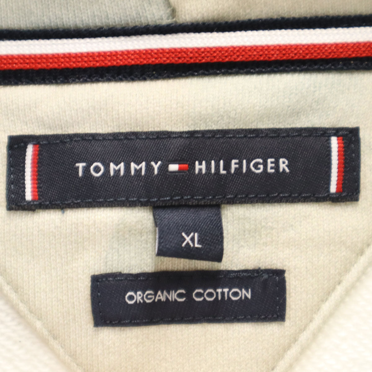 TOMMY HILFIGER トミーヒルフィガー 長袖 パーカー XL ベージュ系 メンズ
