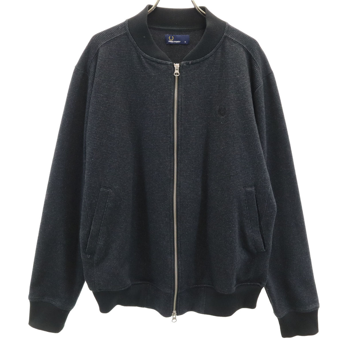 FRED PERRY フレッドペリー チェック柄 ブルゾン M グレー メンズ