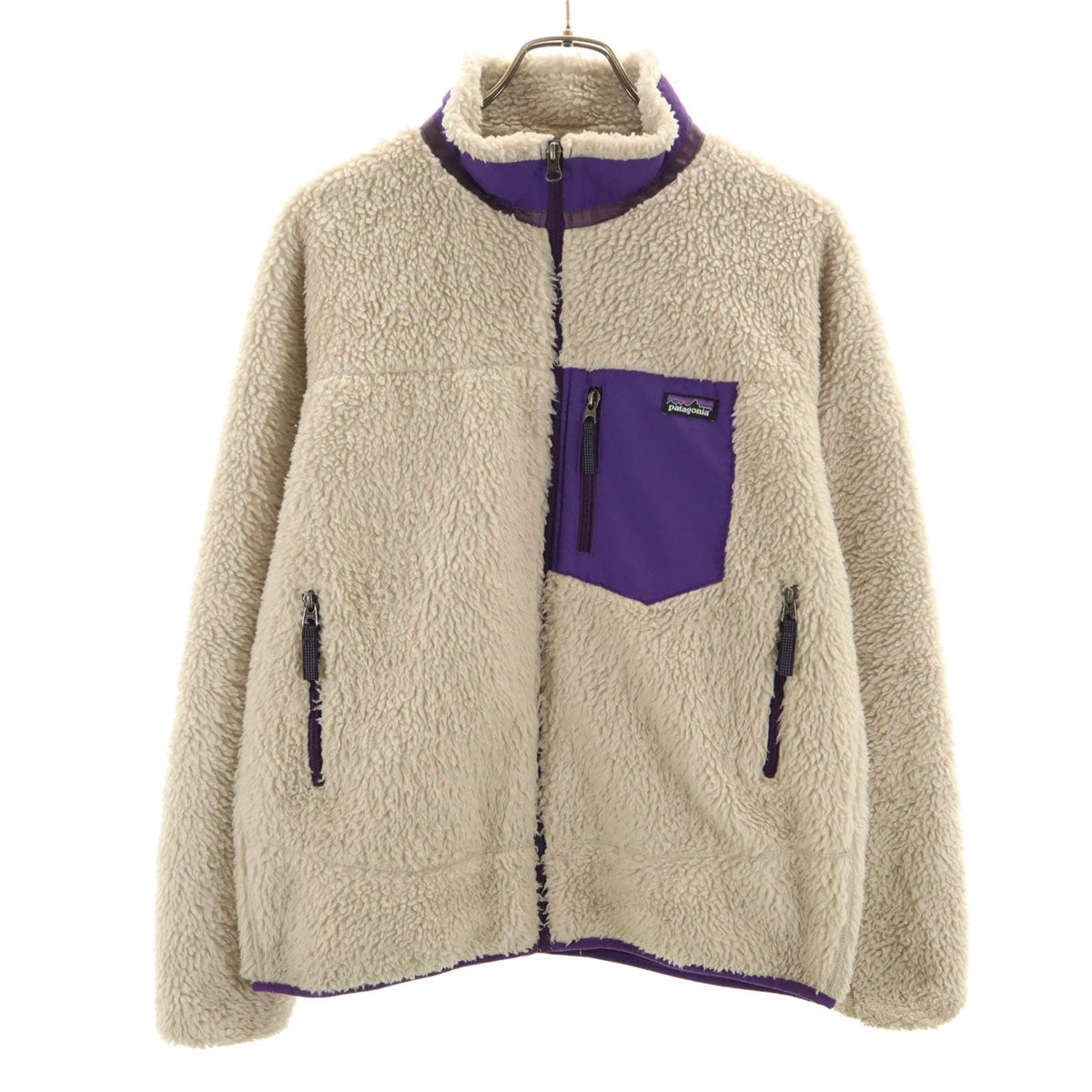 patagonia パタゴニア フリースジャケット XXL16-18 ベージュ系 レトロX 65625 アウトドア キッズ