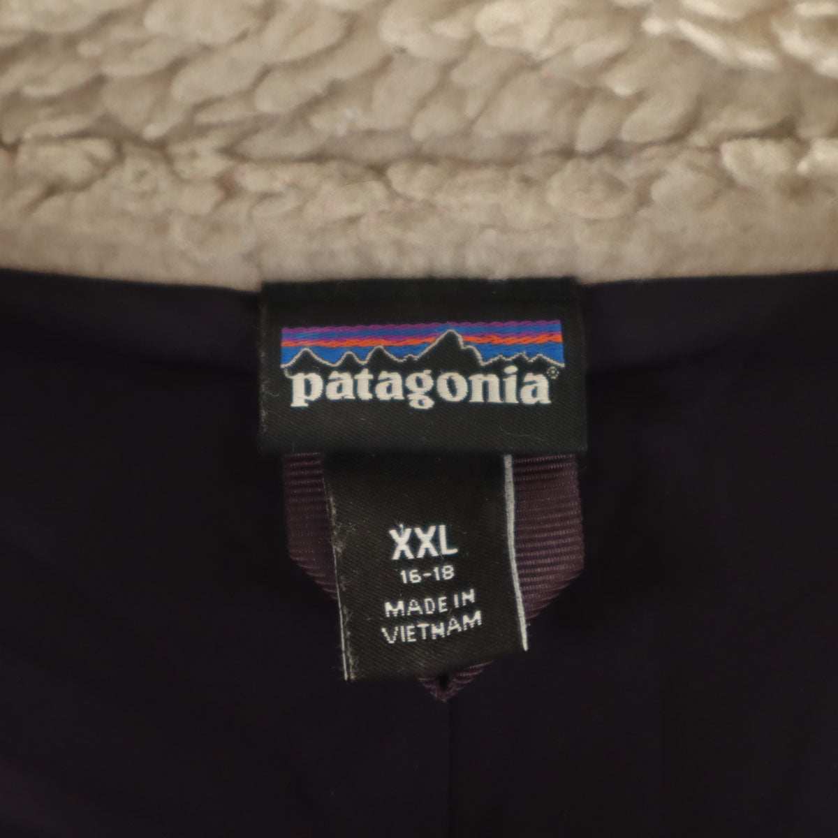 patagonia パタゴニア フリースジャケット XXL16--18 ベージュ系 レトロX 65625 アウトドア キッズ
