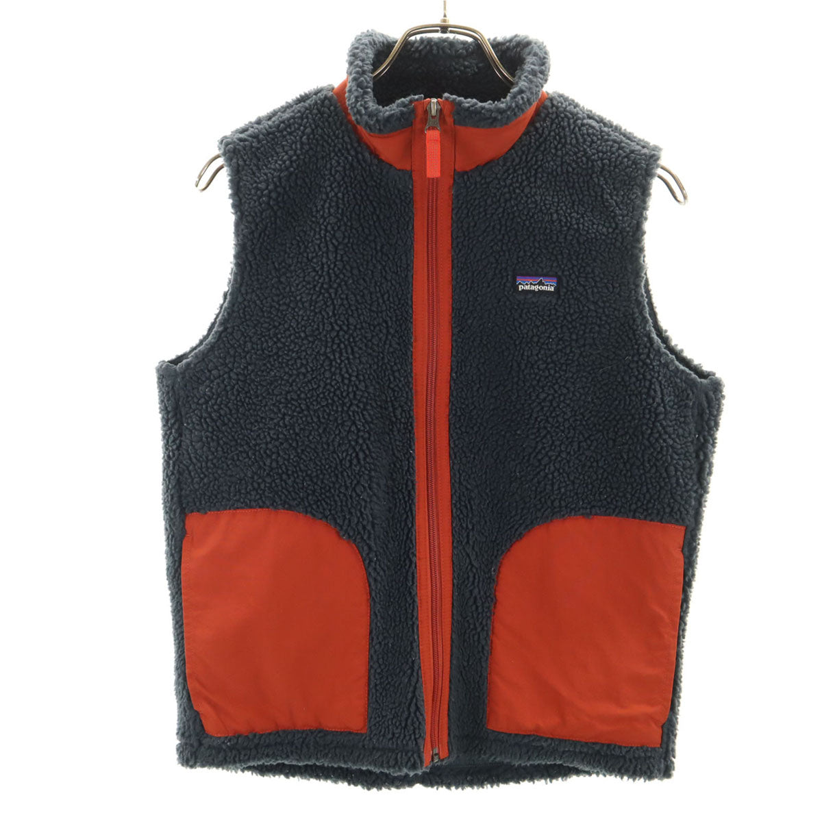 patagonia パタゴニア フリース ベスト XL14 グレー系 65619 レトロX キッズ