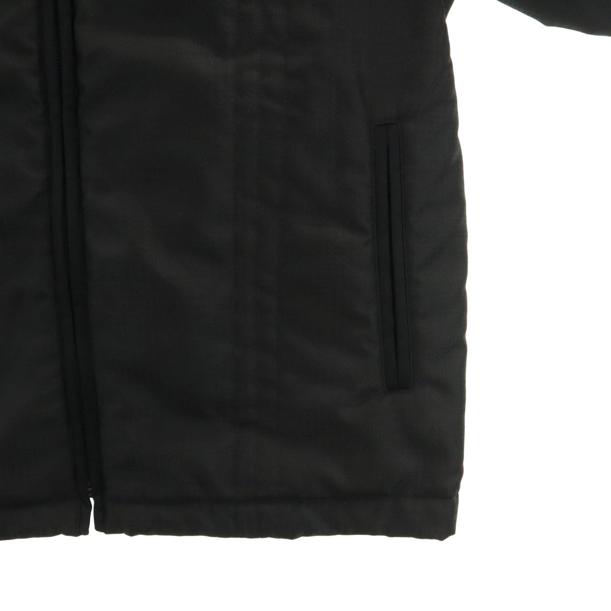 GAULTIER HOMME objet ゴルチェオムオブジェ チェック柄 中綿ジャケット 48 ブラック メンズ