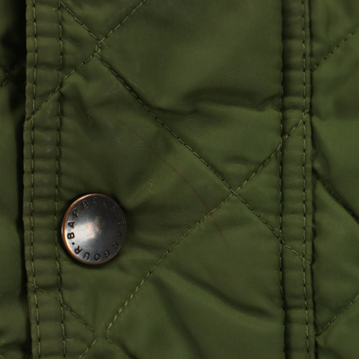 Barbour バブアー キルティングジャケット M カーキ メンズ
