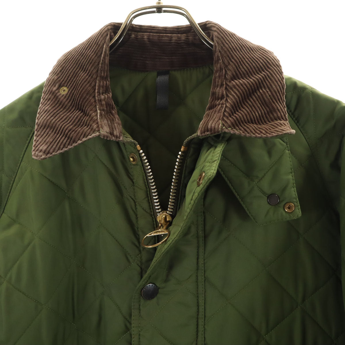 Barbour バブアー キルティングジャケット M カーキ メンズ