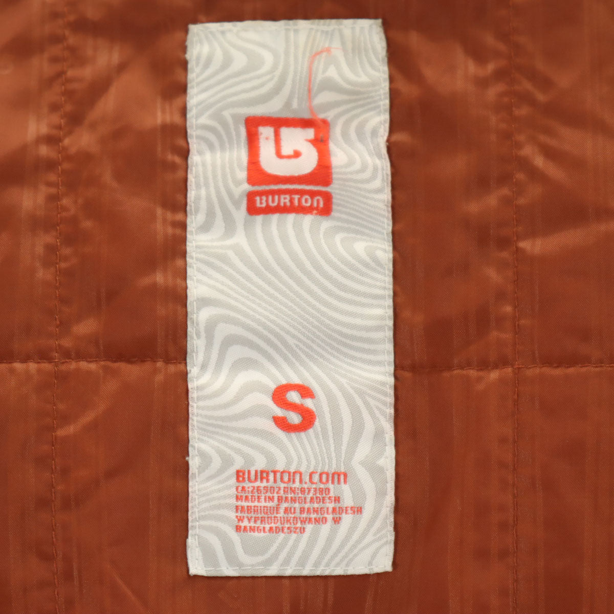 BURTON バートン スノーボード ジャケット S ブラウン系 スキー メンズ