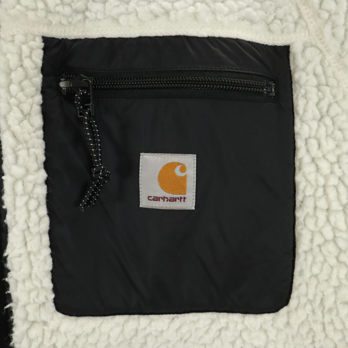 Carhartt カーハート EUモデル WIP ボア フリースジャケット L ホワイト メンズ