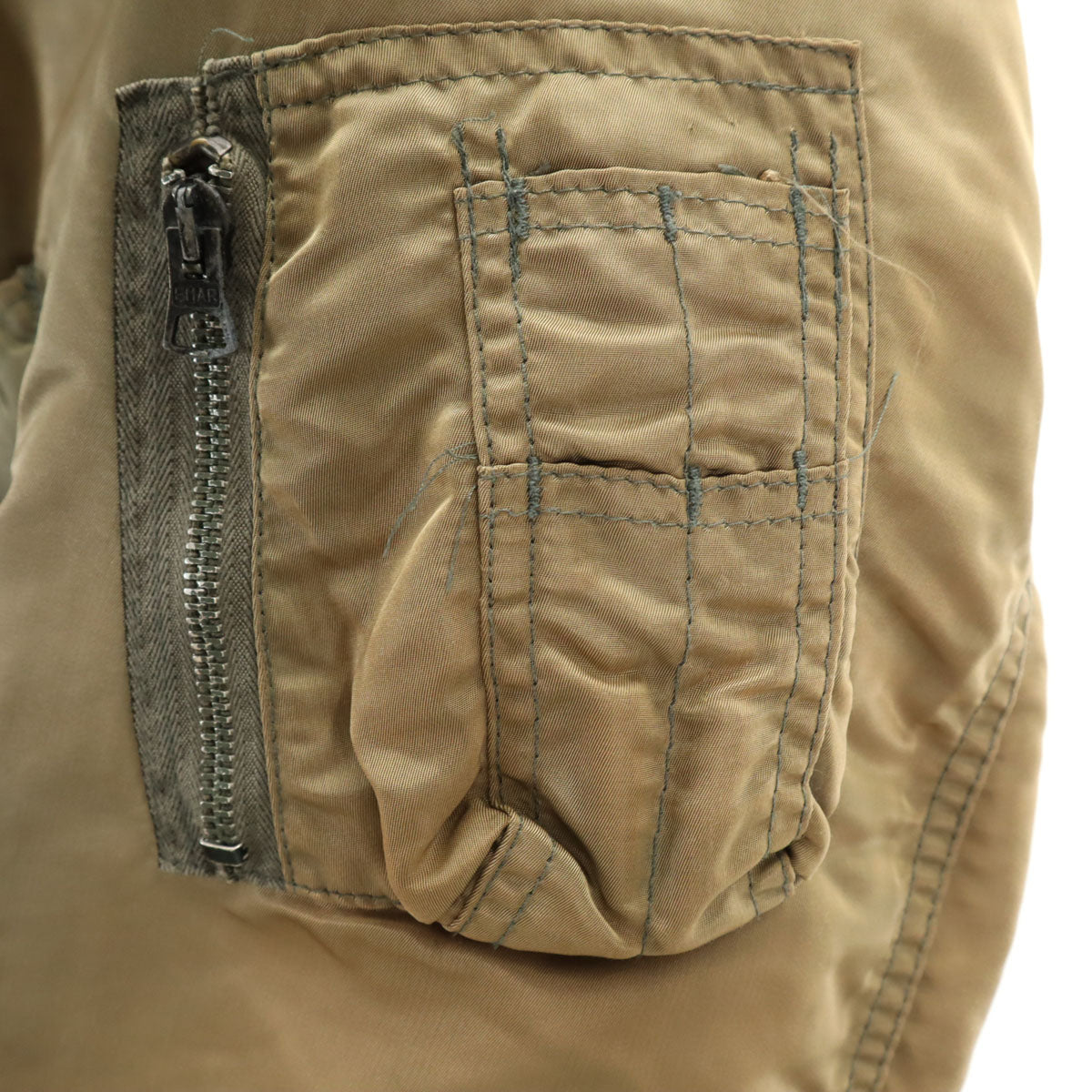 AVIREX アヴィレックス 90s USA製 MA-1 オールド フライトジャケット XL カーキ メンズ